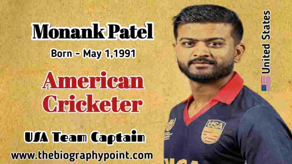 American Athelete, Biography In English, Cricket captain, Leadership in cricket, Monank Patel, Monank Patel age height all biography, Monank Patel Athlete, Monank Patel Biography In English, Monank Patel Successful Story, Monank Patel USA Cricket Team Captain, Promoting cricket in USA, USA cricket debut 2018, USA cricket team USA Cricket Team Captain